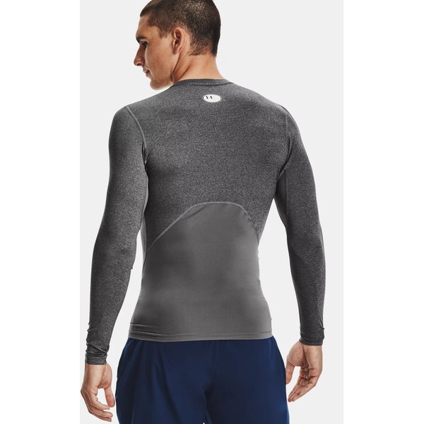 Longsleeve męski HeatGear LS Under Armour - ciemny szary melanż