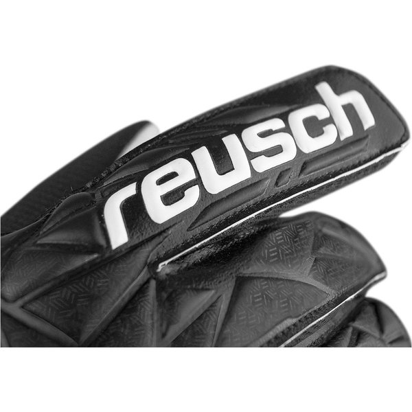 Rękawice bramkarskie juniorskie Attrakt Starter Solid Junior Reusch - black