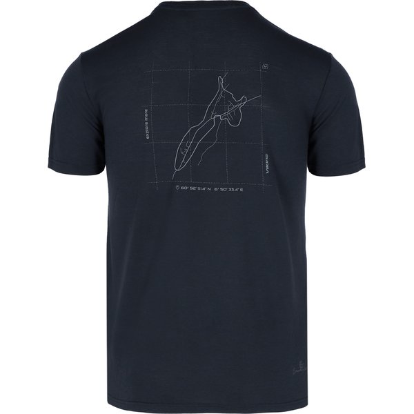 Koszulka męska Rune LTD Bamboo Man Viking - granatowy