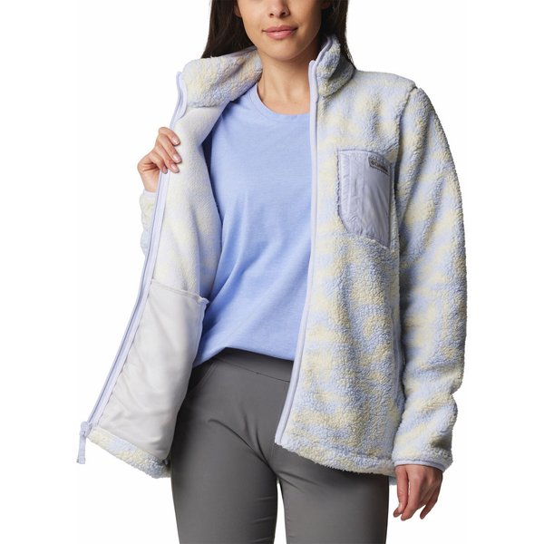 Polar damski West Bend Print Full Zip II Columbia - Snowdrift Highland Tonal
