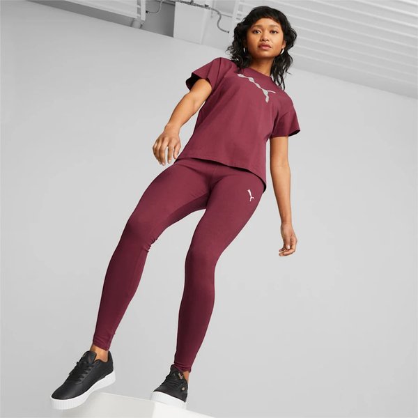 Koszulka damska Her T-Shirt Puma - bordowa