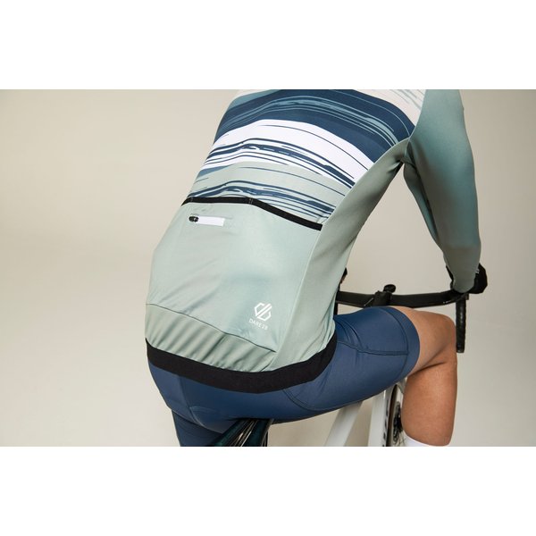 Longsleeve rowerowy męski AEP Revolving Dare2B - Black Tread Print