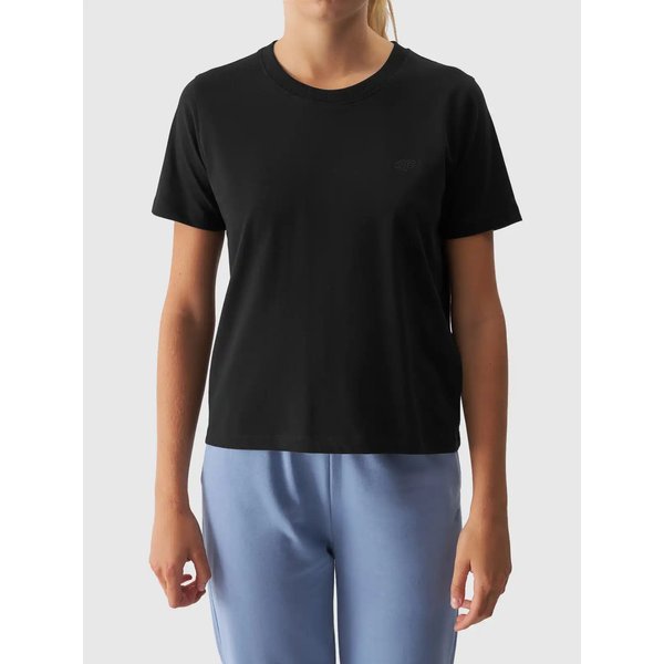 Koszulka damska TTSHF1650 4F - głęboka czerń