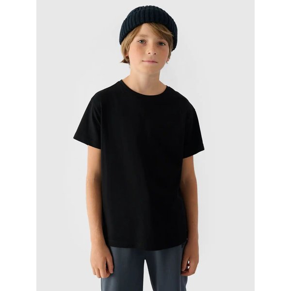 Koszulka chłopięca TTSHM2330 4F - głęboka czerń