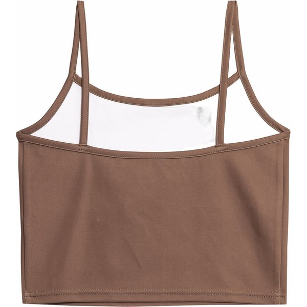 Top damski 4FAW23TTSHF0905 4F - brąz