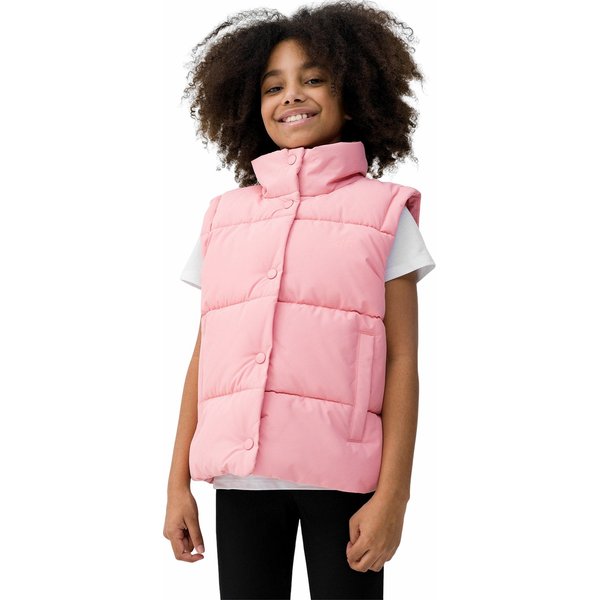 Kamizelka puchowa dziewczęca 4FJWSS24TVJAF082 4F