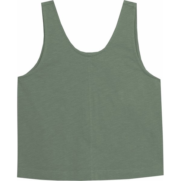 Bezrękawnik, top damski OTHSS23TSLEF010 Outhorn - oliwkowy