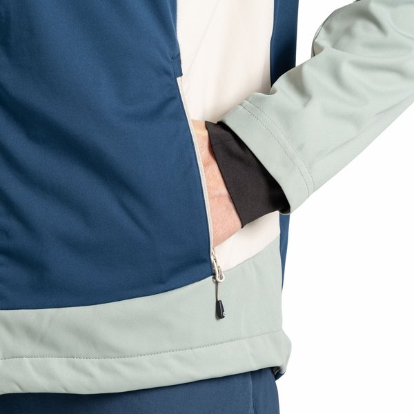 Softshell męski Mountaineer Dare2B - Moonlight Denim/Lily Pad