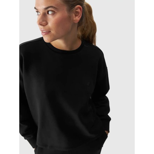 Bluza damska TSWSF1305 4F - głęboka czerń