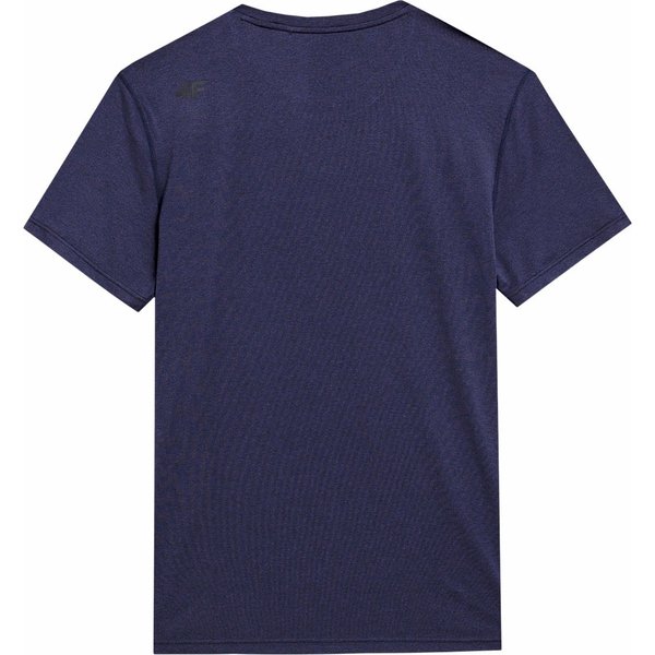 Koszulka męska 4FAW23TFTSM449 4F - granat melanż