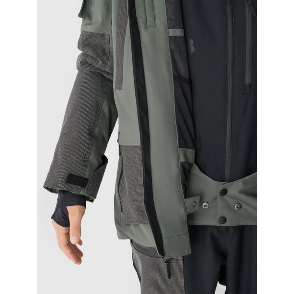 Kurtka snowboardowa męska TTJAM511 4F - khaki