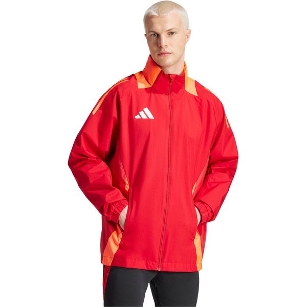 Kurtka męska Tiro 24 Competition All-Weather Adidas - czerwona