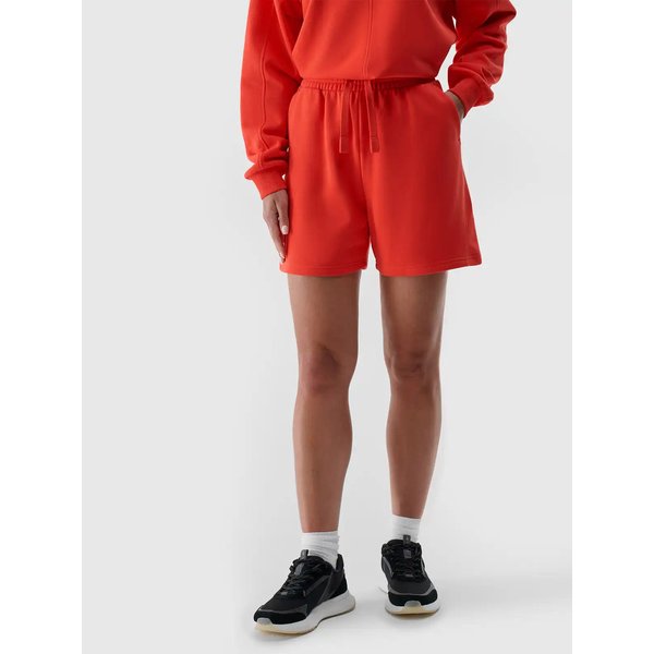 Spodenki damskie TSHOF529 4F - czerwony