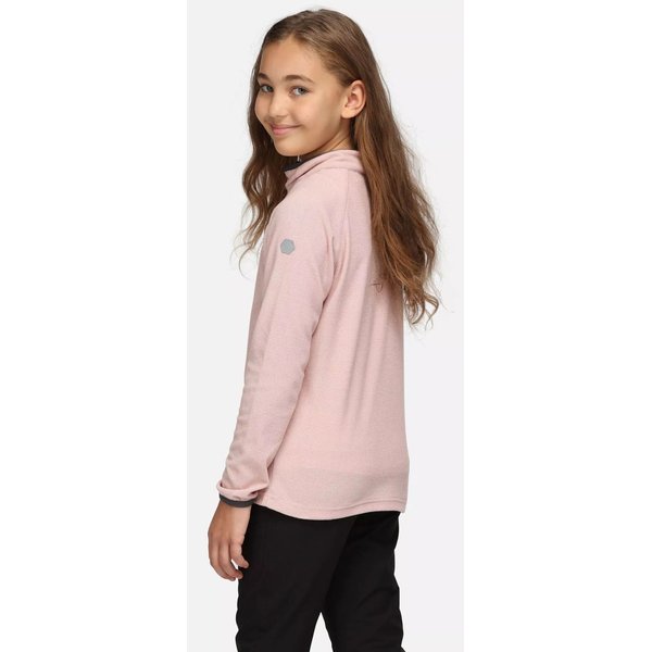 Bluza polarowa juniorska Loco Regatta - dusky rose/white