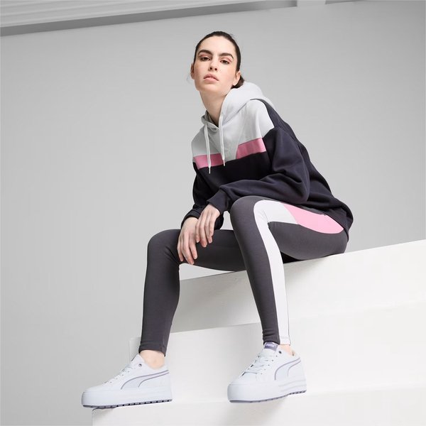 Bluza damska Power Hoodie FL Puma - Galactic Gray