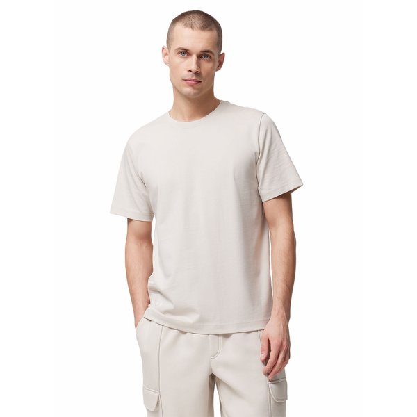 Koszulka męska OTHWSS24TTSHM1491 Outhorn - kremowy