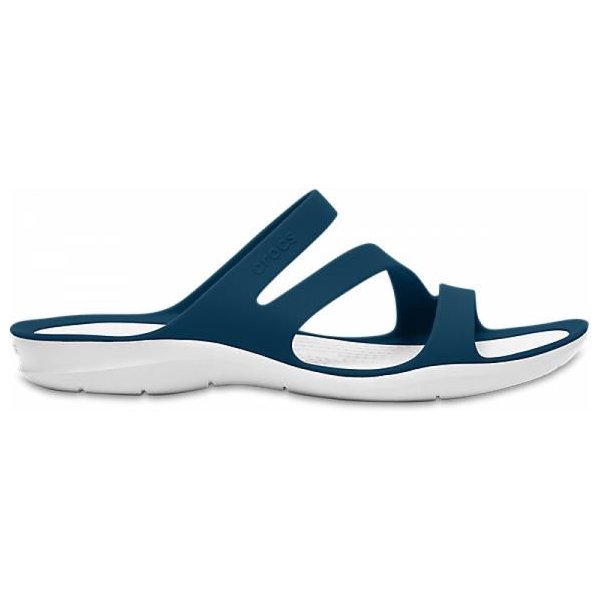 Klapki Swiftwater Crocs - navy/white