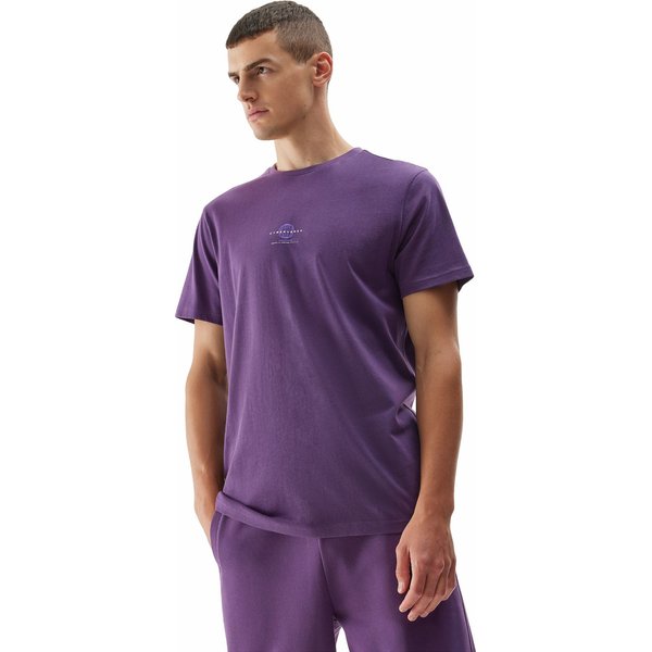 Koszulka męska 4FAW23TTSHM0889 4F - fiolet