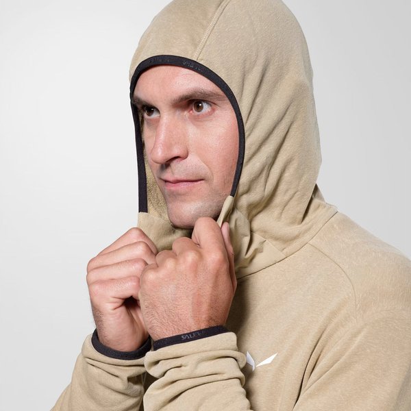 Bluza męska Agner Hemp 2 Hooded Salewa - quicksand