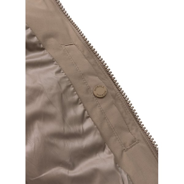 Kurtka męska Burnt Quilted Hooded Jacket Pitbull West Coast - Dark Sand