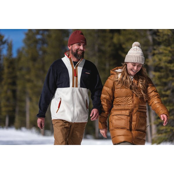 Płaszcz puchowy damski Harmony Falls Mid Down Columbia - Camel Brown