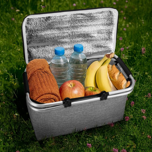 Kosz piknikowy, termiczny Outtec - szary