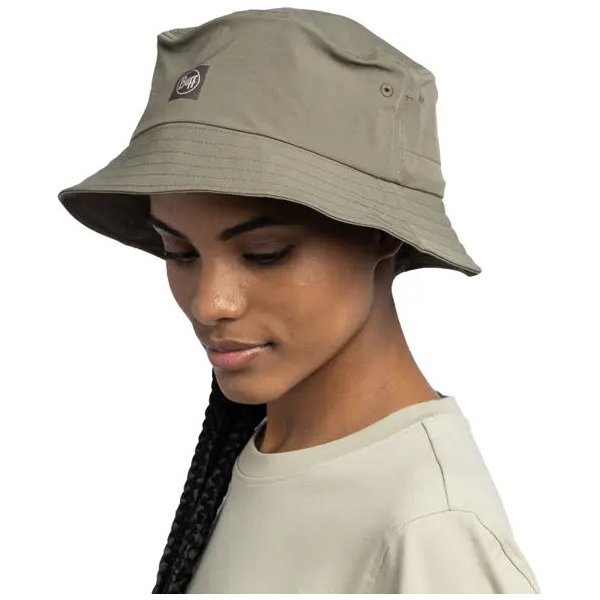 Kapelusz Adventure Bucket Hat Buff - solid tundra khaki