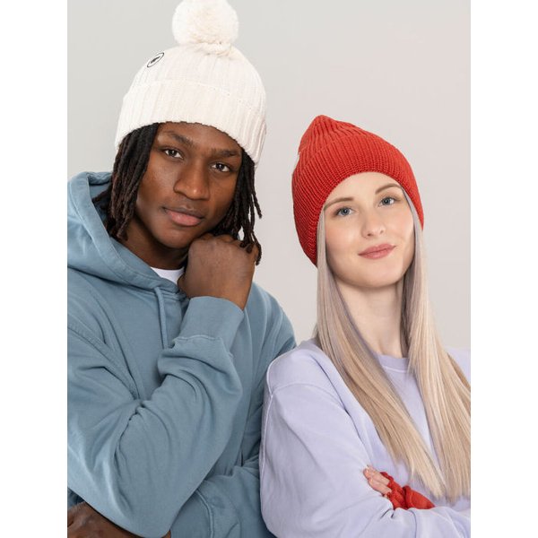 Czapka Trony OS Pompon MÜ Eisbar - grey white