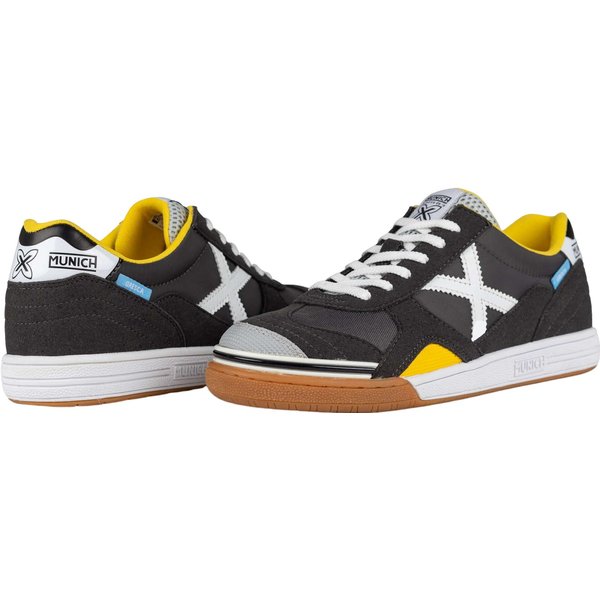 Buty piłkarskie, halowe Gresca Munich - Negro