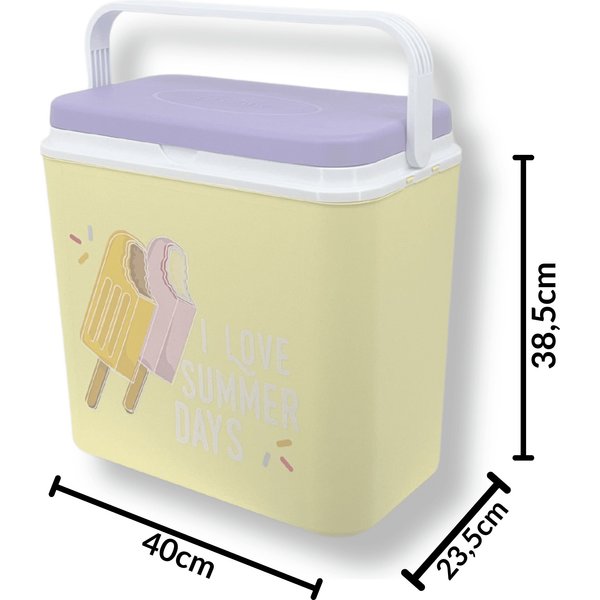 Lodówka turystyczna 24L Kamai - lody