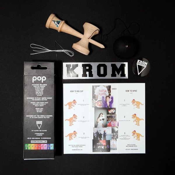 Kendama Pop Krom - czarna