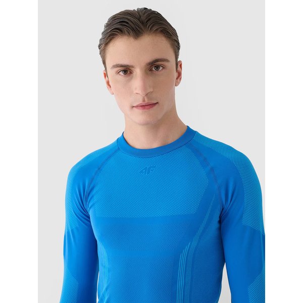 Longsleeve termoaktywny męski USEAM165 4F - niebieski