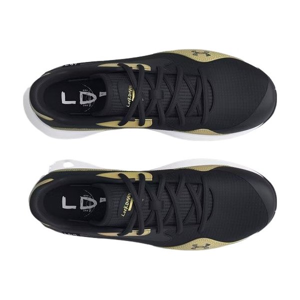 Buty koszykarskie Lockdown 7 Low Under Armour - czarny/złoty