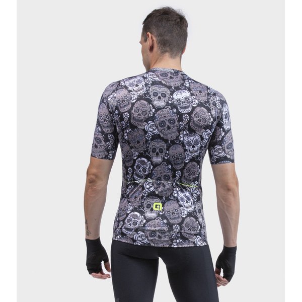 Koszulka rowerowa męska Mexico Maglia ALE - czarna