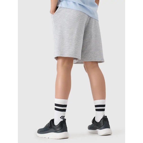 Spodenki chłopięce TSHOM629 4F - szary melanż