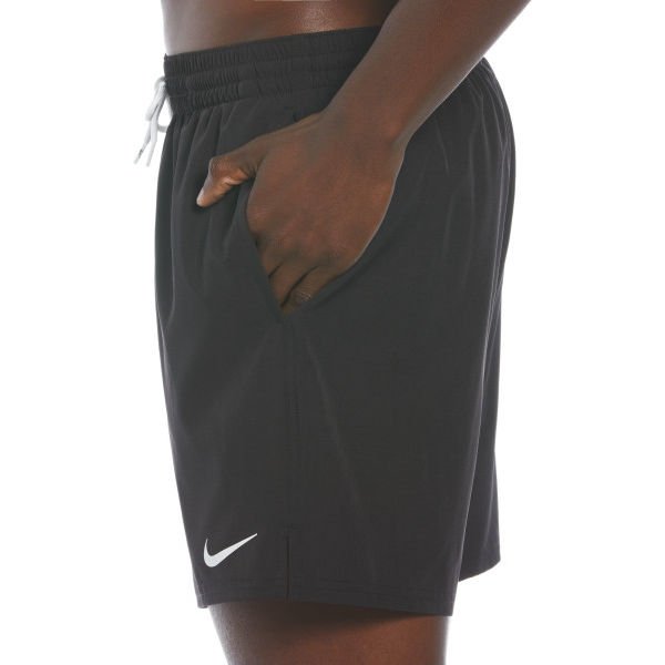 Spodenki kąpielowe męskie 5'' Volley Nike Swim - czarne/białe