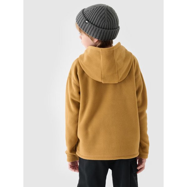 Bluza polarowa chłopięca TFLEM213 4F - złoty