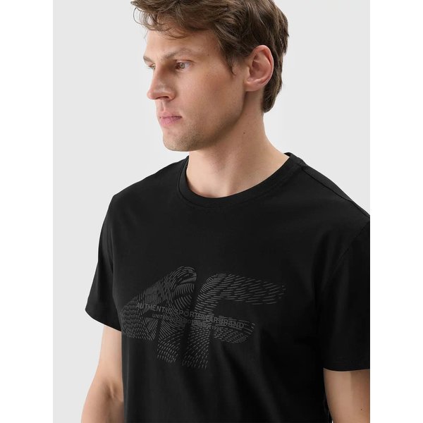 Koszulka męska TTSHM2004 4F - głęboka czerń