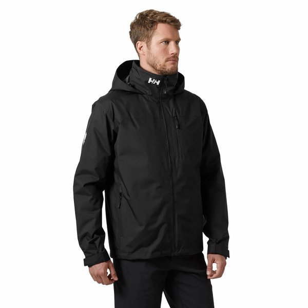 Kurtka męska Crew Hooded Midlayer Jacket 2.0 Helly Hansen - czarny