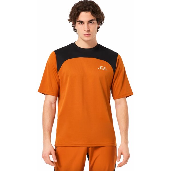 Koszulka rowerowa męska Free Ride SS Oakley - ginger