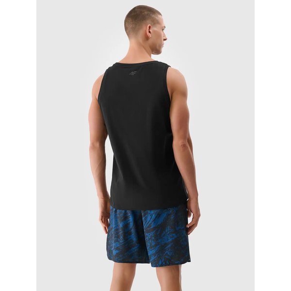 Bezrękawnik męski TSLEM122 4F - głęboka czerń