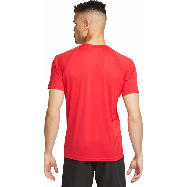 Koszulka męska Hydroguard Nike Swim - czerwona