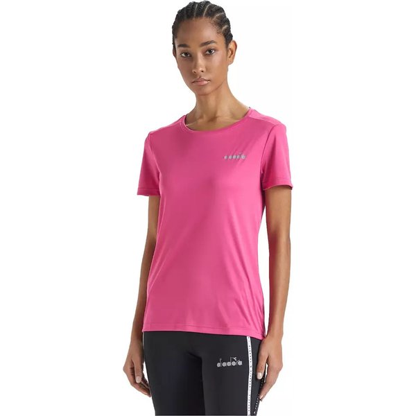 Koszulka damska L. SS Run Diadora - różowy