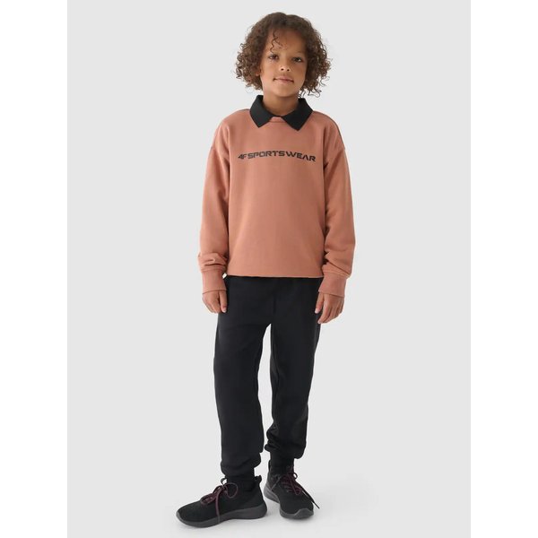 Bluza chłopięca TSWSM1224 4F - pudrowy koral