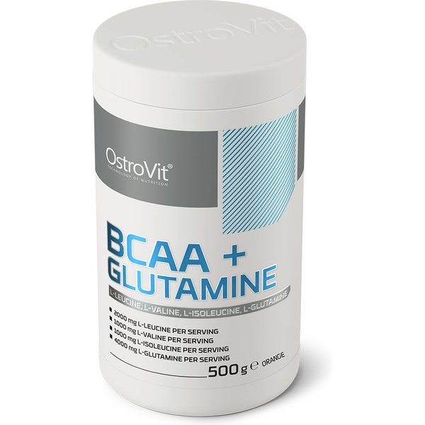BCAA + L-Glutamine 500g OstroVit - pomarańcza