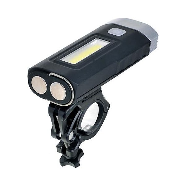Lampa rowerowa przednia Taurus 2 x T6 + 1 x COB LED Prox