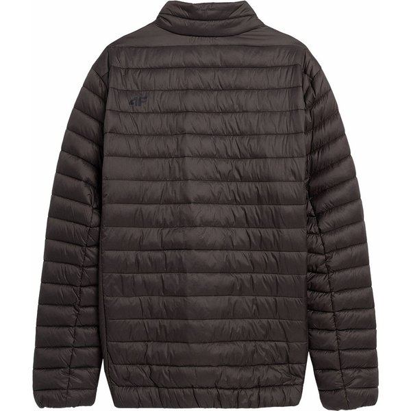 Kurtka puchowa męska 4FAW23TDJAM239 4F - ciemny brązowy