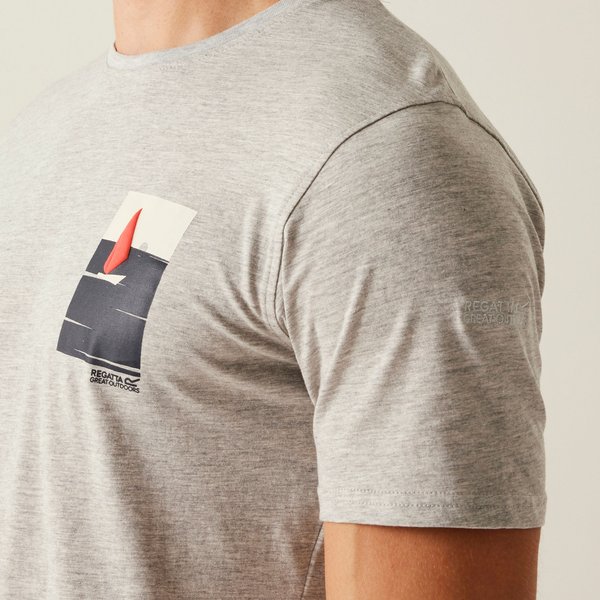 Koszulka męska Cline IX Regatta - GreyMarlBoat