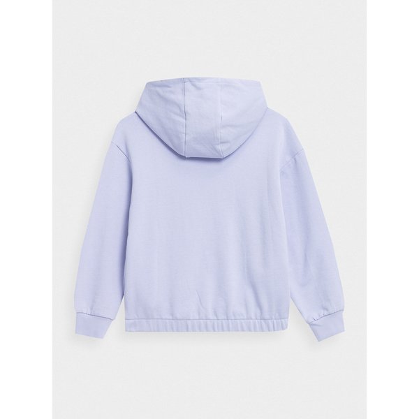Bluza dziewczęca 4FJSS23TSWSF218 4F - fioletowa