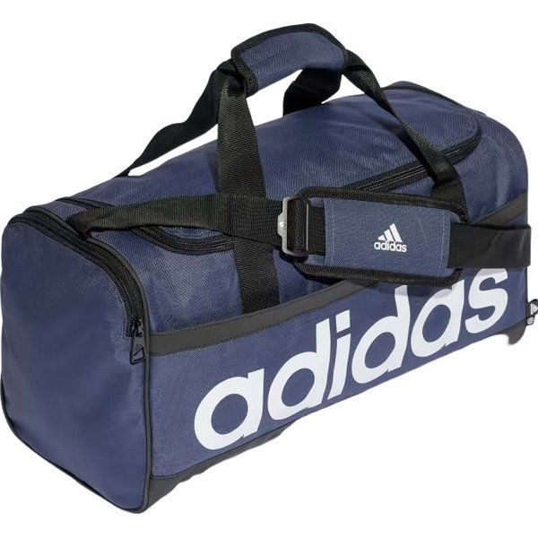 Torba Essentials Linear Duffel M 39L Adidas - granatowo-biała